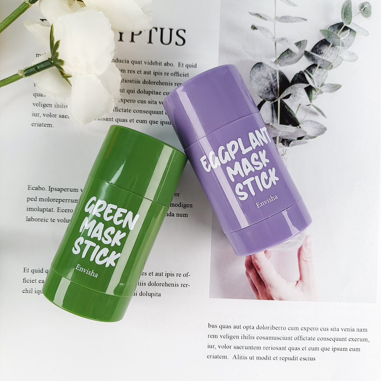 Skin Care Facial Mask Eggplant - đánh giá và giá Mud Mask Kaolin
