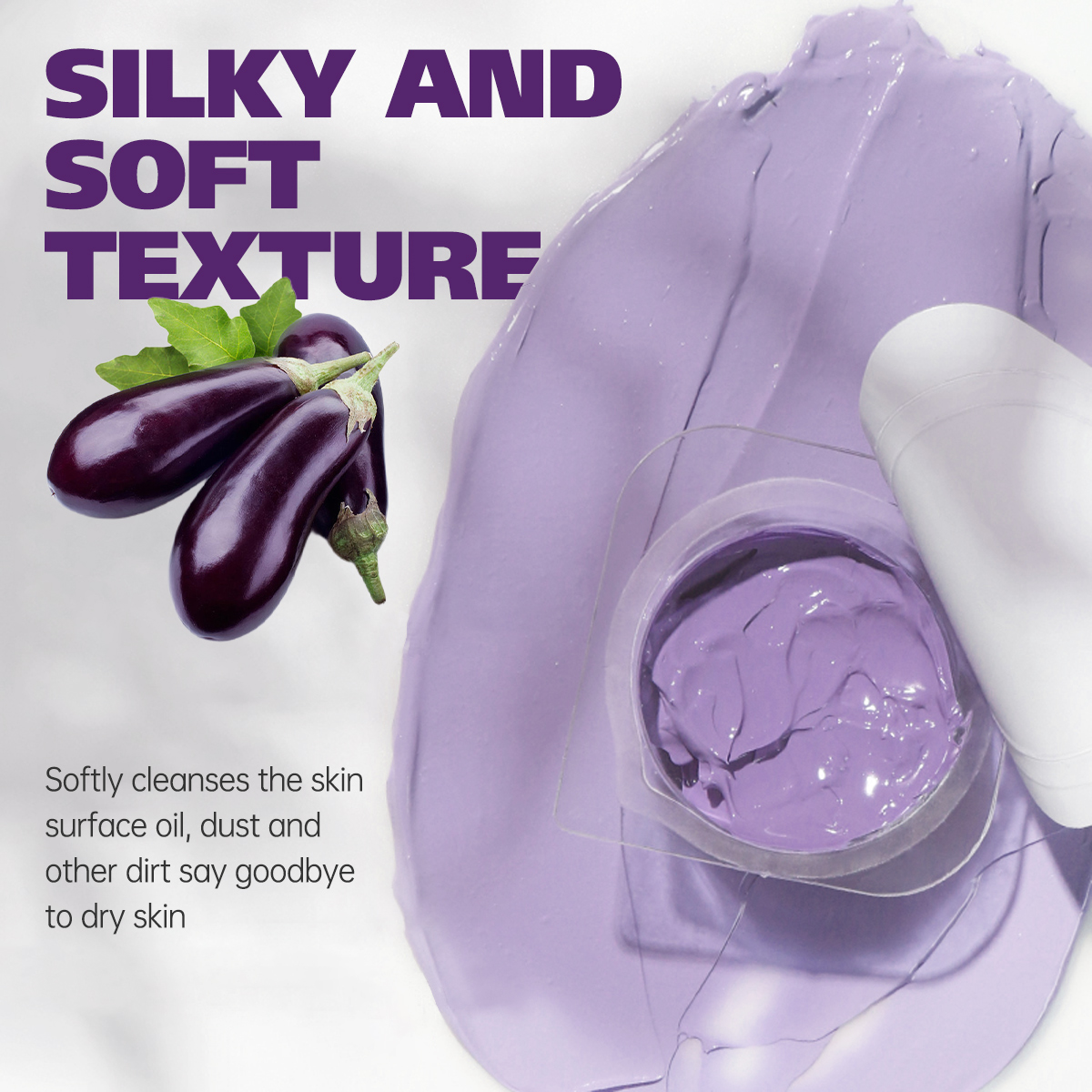 5g/0.17oz*10 Eggplant clay mud - đánh giá và giá Mud Mask Kaolin