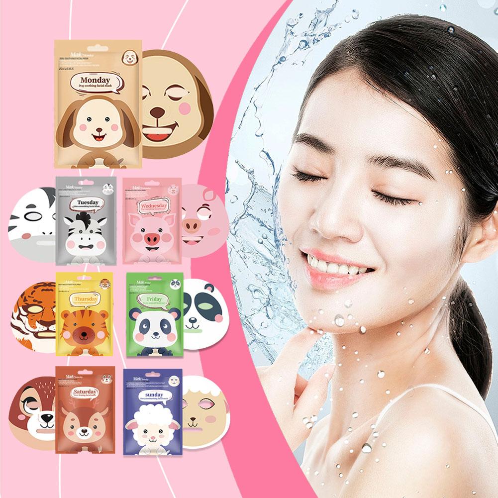 10PCSCute Cartoon Facial Mask  - đánh giá và giá Skincare Animate