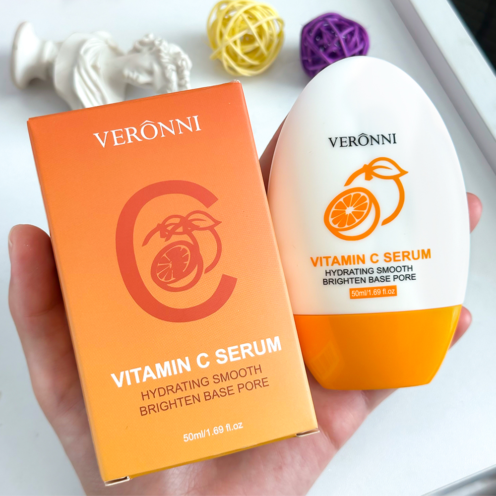 VERONNI Vitamin C Primer 50ml  - đánh giá và giá Squalane Oil Lightweight