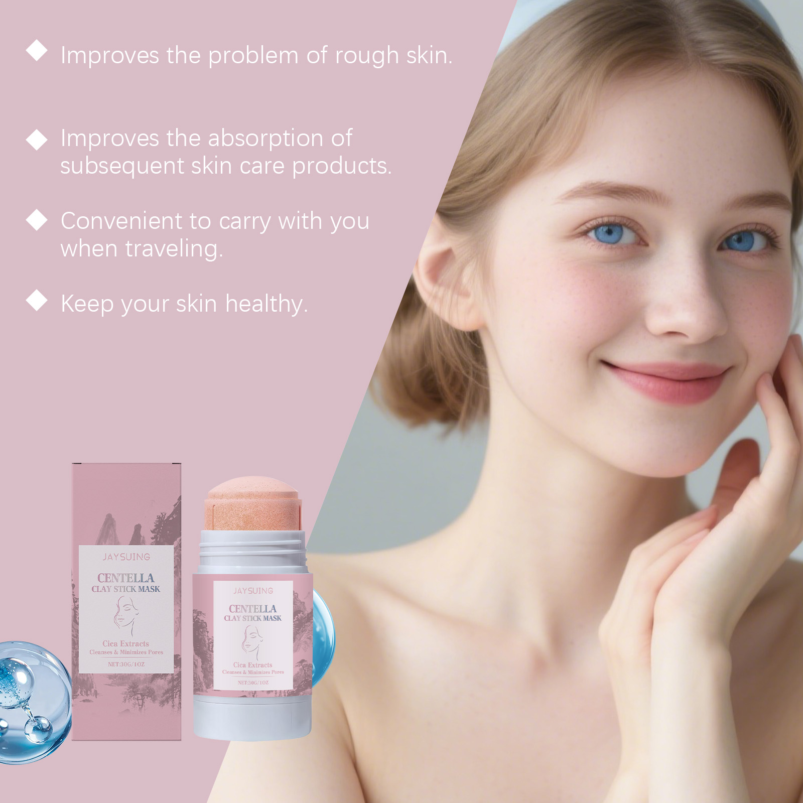 Centella Asiatica Mud Stick Ma - đánh giá và giá Mud Mask Kaolin