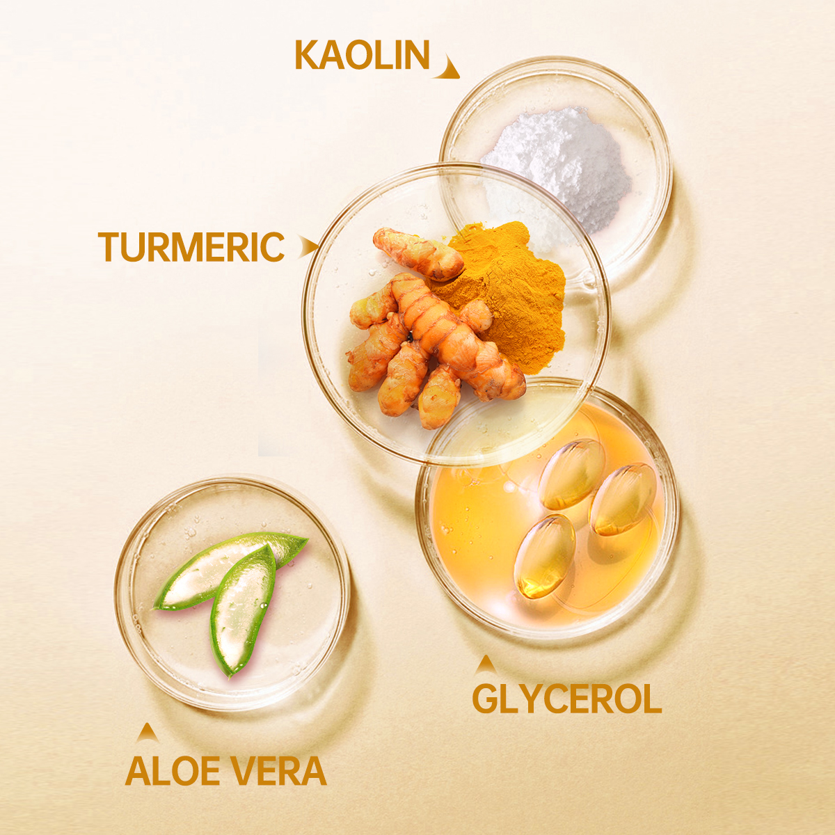 5g/0.17oz*10 Turmeric clay mud - đánh giá và giá Mud Mask Kaolin