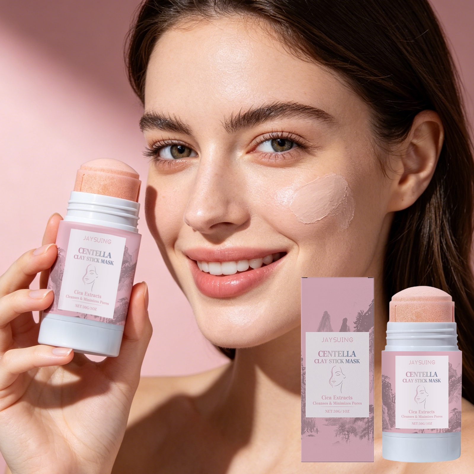 Centella Asiatica Clay Stick D - đánh giá và giá Mud Mask Kaolin