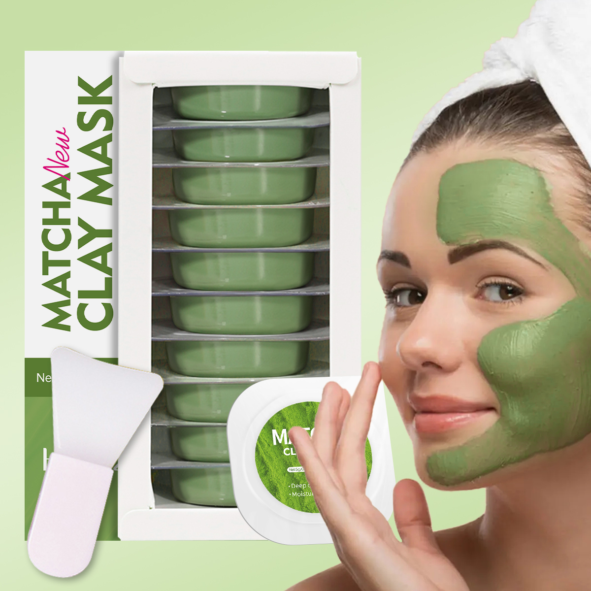 Matcha Deep Cleansing Mask Cla - đánh giá và giá Mud Mask Kaolin